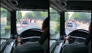 Danh tính chủ ô tô Kia Morning ngang ngược, nhất quyết không nhường đường xe cứu hỏa đi chữa cháy ở Hà Nội