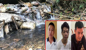 Khởi tố, bắt giam 3 kẻ đổ dầu thải ô nhiễm nước sông Đà