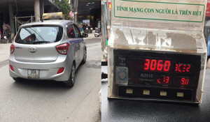 Đi 17km, khách Tây bị tài xế taxi 'chặt chém' 3 triệu đồng