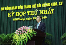 Bí thư Tiên Lãng được bầu giữ chức Chủ tịch UBND TP Hải Phòng