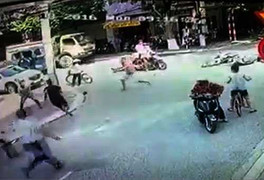 Cảnh sát hình sự bắt cướp như phim trên đường phố Thái Bình