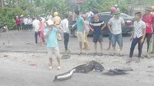 Hai nữ sinh chết thảm sau cú đâm va của xe ‘điên’ trên quốc lộ 10