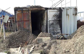 Container phát hỏa, 2 công nhân bị bỏng nặng