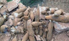 Đào được kho đạn pháo ‘khủng’ ở Quảng Ninh