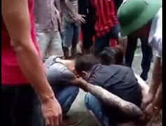 Video: 3 đối tượng xâm phạm mồ mả trái phép lấy vàng bị người dân vây bắt ở Hải Dương