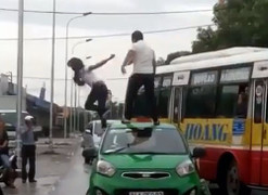 Sự thật clip cô gái 'ngáo đá' bị tài xế taxi đánh ngã lăn xuống đất ở Hải Dương