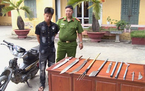 Bắt nóng tên cướp nguy hiểm sau 48 giờ gây án
