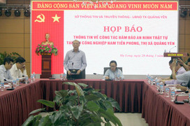 Nhóm côn đồ hành hung bảo vệ, đập phá tài sản khu công nghiệp: Quảng Ninh họp báo khẩn