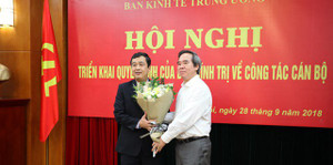 Phó ban Kinh tế Trung ương giữ chức Phó Bí thư Thường trực Tỉnh ủy Thái Bình