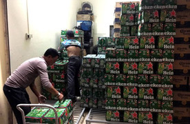 Phát hiện kho chứa hơn 1.000 thùng bia, nước ngọt không rõ nguồn gốc ở Hải Phòng