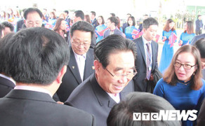 Những hình ảnh mới nhất phái đoàn Triều Tiên lên tàu 5 sao tham quan vịnh Hạ Long