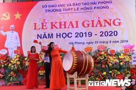 Lời nhắn nhủ tâm huyết của cô hiệu trưởng trong lễ khai giảng ở Hải Phòng