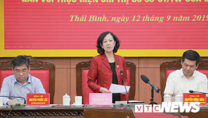 Trưởng ban Dân vận Trung ương: 'Cơ cấu cán bộ nữ tham gia cấp ủy cần đạt 15% trở lên'