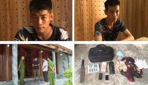 Bắt 2 'đạo chích' chuyên trộm hòm công đức, đồ thờ tự ở Thái Bình