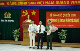 Đại tá Vũ Thanh Chương giữ chức Giám đốc Công an Hải Phòng