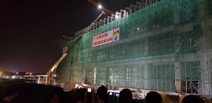 Hải Dương: Sập giàn giáo công trình xây dựng Trung tâm Văn hóa Xứ Đông