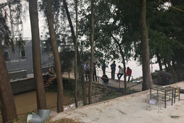 Chìm tàu chở gạch trên sông ở Hải Phòng: Tìm kiếm 2 vợ chồng mất tích