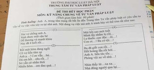 ĐH Luật Hà Nội lý giải đề thi bằng thơ xôn xao dân mạng