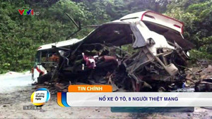 Clip: Hé lộ nguyên nhân vụ nổ xe khách ở Lào