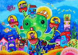 Ý tượng độc đáo ‘chiếc ô tô mơ ước’ của thiếu nhi Việt