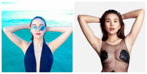 Thanh Hằng diện đồ xuyên thấu nóng bỏng, Minh Hằng bikini gợi cảm