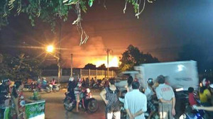Cháy lớn ở Tây Ninh, tài sản 50 tỉ đồng thành tro bụi