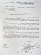 Văn bản 'lạ' trước khi nghỉ hưu của nguyên Bộ trưởng Vũ Huy Hoàng