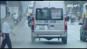 Mục sở thị xe khách 'đầu gấu' tuyến Hà Nội - Thái Bình trắng trợn lộng hành