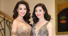 Hoa hậu Giáng My, Á hậu Thuỵ Vân đua nhau hở bạo, đọ vẻ sexy