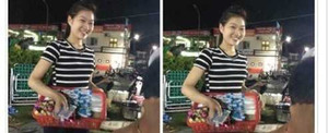 Hot girl bán kẹo Hải Phòng bất ngờ nổi tiếng dân mạng