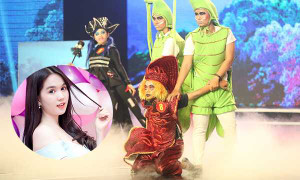 Thí sinh Cười xuyên Việt đá xoáy Ngọc Trinh và 'Vòng eo 56'