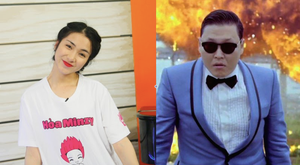 Trực tiếp tập 9 Gương mặt thân quen: Hoà Minzy độn người hoá Psy 'Gangnam Style'