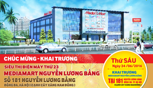 MediaMart khai trương siêu thị điện máy thứ 23 tại Hà Nội
