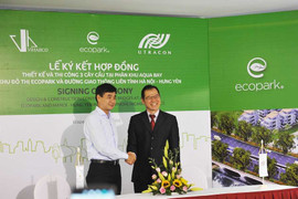 Ecopark tiếp tục xây dựng 3 cây cầu tại phân khu mới Aqua Bay