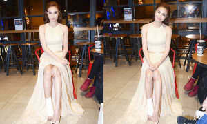 Ninh Dương Lan Ngọc gặp chấn thương khi quay phim hành động