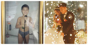 Kỳ Hân khoe ảnh Mạc Hồng Quân lúc 10 tuổi