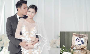 Quang cảnh hôn lễ đầy lãng mạn của Kỳ Hân và Mạc Hồng Quân