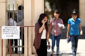 Kỳ thi THPT quốc gia 2016: Không được mang vũ khí vào phòng thi