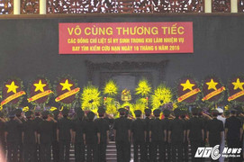 Trực tiếp: Lễ tang các phi công và thành viên tổ bay Casa-212