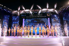 Đêm thi bán kết khu vực phía Bắc Hoa hậu bản sắc Việt toàn cầu
