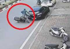 'Nhảy' SH bị phát hiện, vứt xe tháo chạy