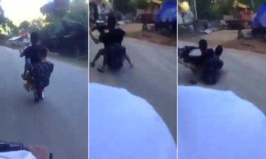 Thanh niên hớn hở bốc đầu xe và cái kết đắng