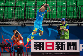 Cầu thủ Việt ăn mừng 'kiểu Ronaldo' ở đấu trường châu Á