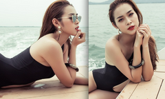 'Gái một con' Diệp Bảo Ngọc gợi cảm 'chết người' với bikini