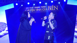 Thanh Lam, Tùng Dương diện 'cây đen' tại tổng duyệt 'Chuyện tình của Biển'