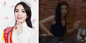 Bài học từ việc hoa hậu Kỳ Duyên hút thuốc lá nơi công cộng