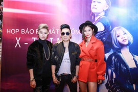 Quang Hà diện đồ cực ngầu đến chúc mừng tân binh Vpop