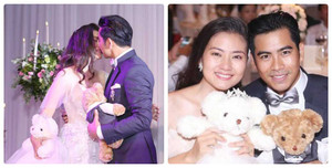 Thanh Bình nồng nàn hôn Ngọc Lan trong tiệc đính hôn