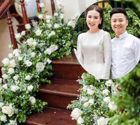 Không gian lễ ăn hỏi sang trọng của hot girl Mai Ngọc 'dự báo thời tiết'