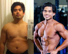 Hình ảnh kinh ngạc chàng trai từ bụng phệ sang 6 múi trong 12 tuần vì vợ sắp cưới